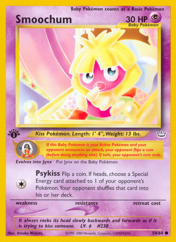 Smoochum - Pokémon TCG Card