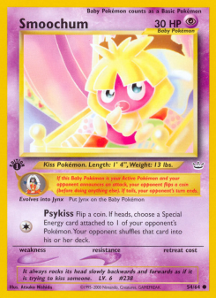 Smoochum - pokemon TCG Card