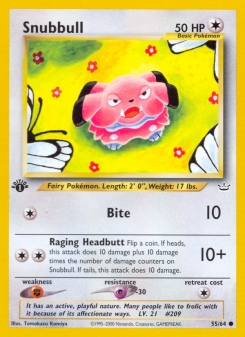Snubbull - pokemon TCG Card