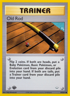Old Rod - pokemon TCG Card