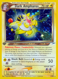 Dark Ampharos - pokemon TCG Card