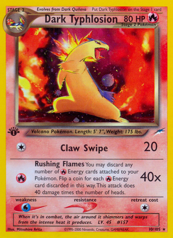 Dark Typhlosion - Pokémon TCG Card