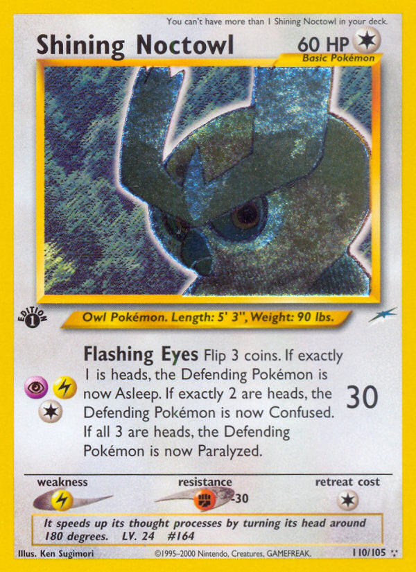 Shining Noctowl - Pokémon TCG Card