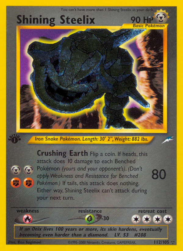 Shining Steelix - Pokémon TCG Card