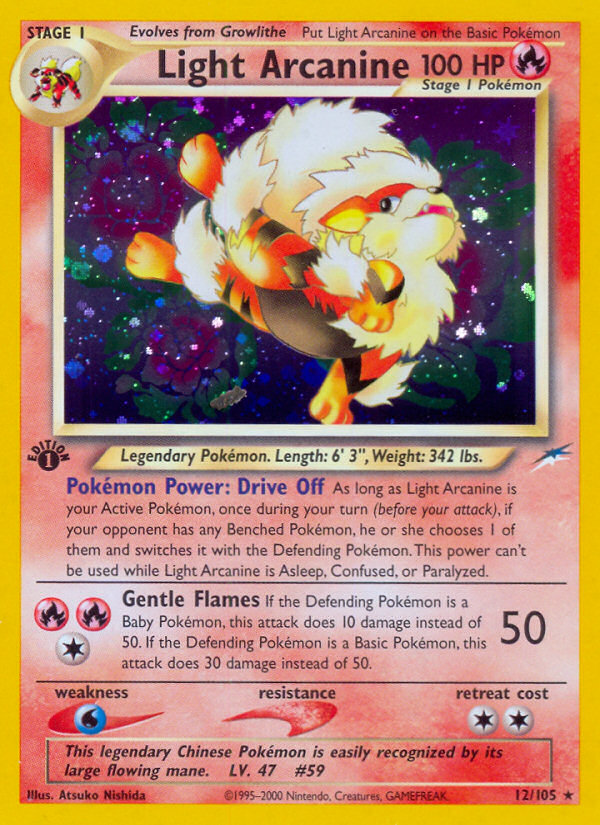 Light Arcanine - Pokémon TCG Card