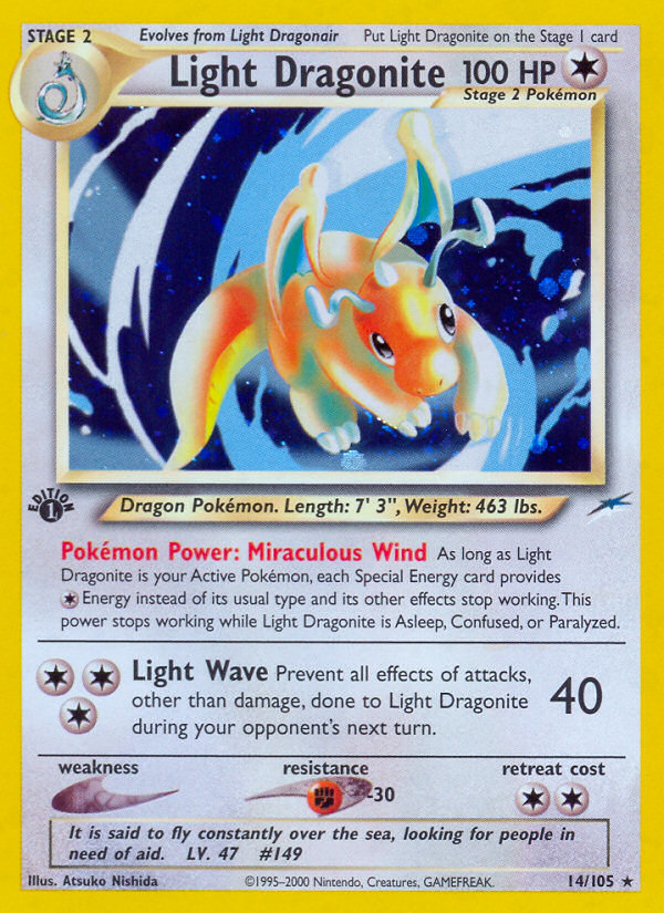 Light Dragonite - Pokémon TCG Card