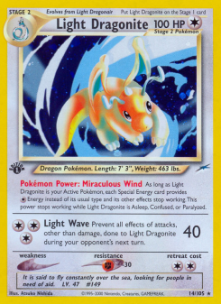 Light Dragonite - pokemon TCG Card