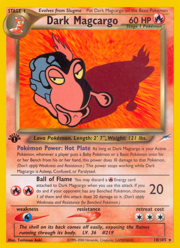Dark Magcargo - Pokémon TCG Card