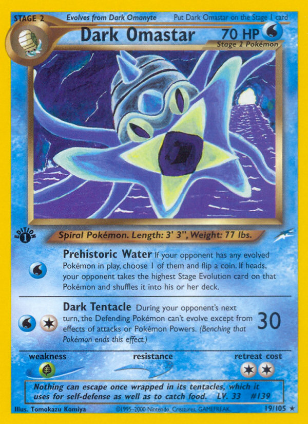 Dark Omastar - Pokémon TCG Card