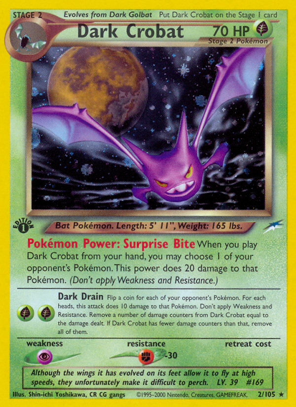 Dark Crobat - Pokémon TCG Card