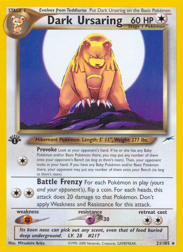 Dark Ursaring - Pokémon TCG Card