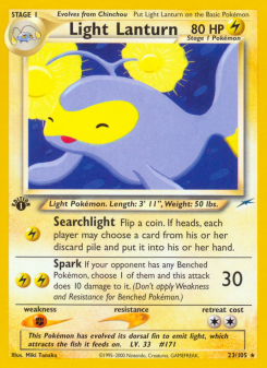 Light Lanturn - pokemon TCG Card