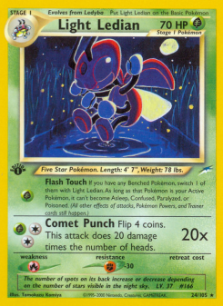 Light Ledian - pokemon TCG Card