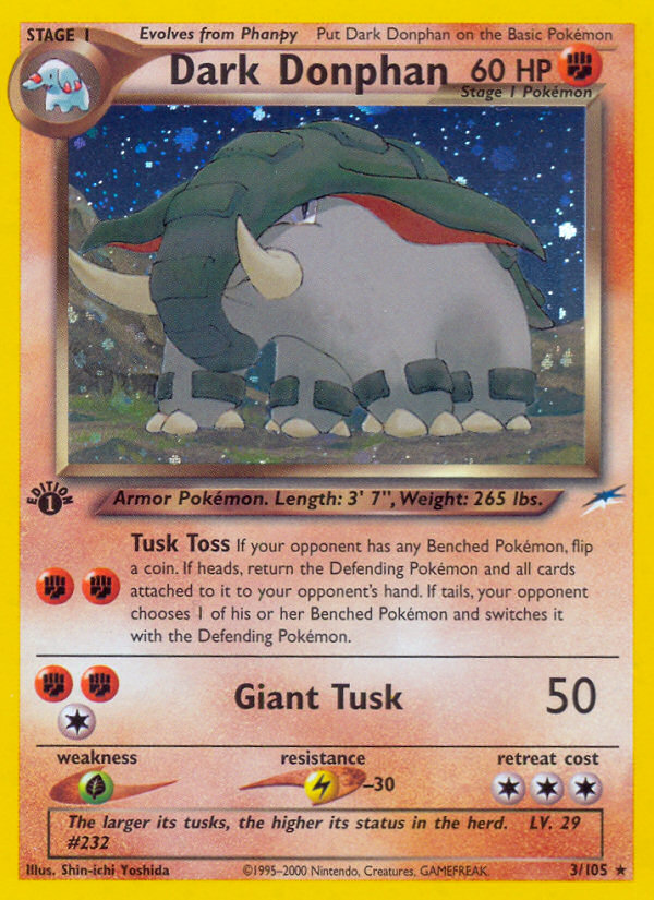 Dark Donphan - Pokémon TCG Card