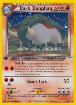 Dark Donphan - pokemon TCG Card