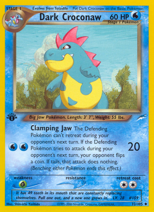 Dark Croconaw - Pokémon TCG Card