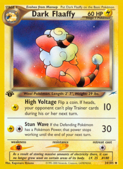 Dark Flaaffy - pokemon TCG Card