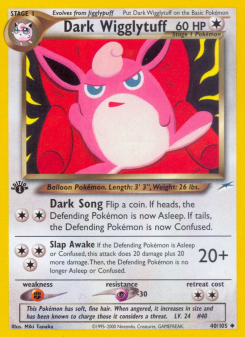Dark Wigglytuff - pokemon TCG Card