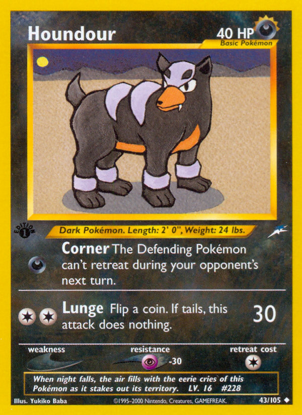 Houndour - Pokémon TCG Card