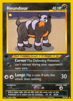 Houndour - pokemon TCG Card