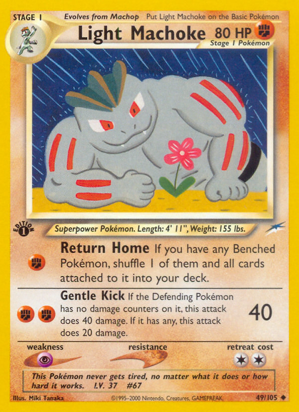 Light Machoke - Pokémon TCG Card