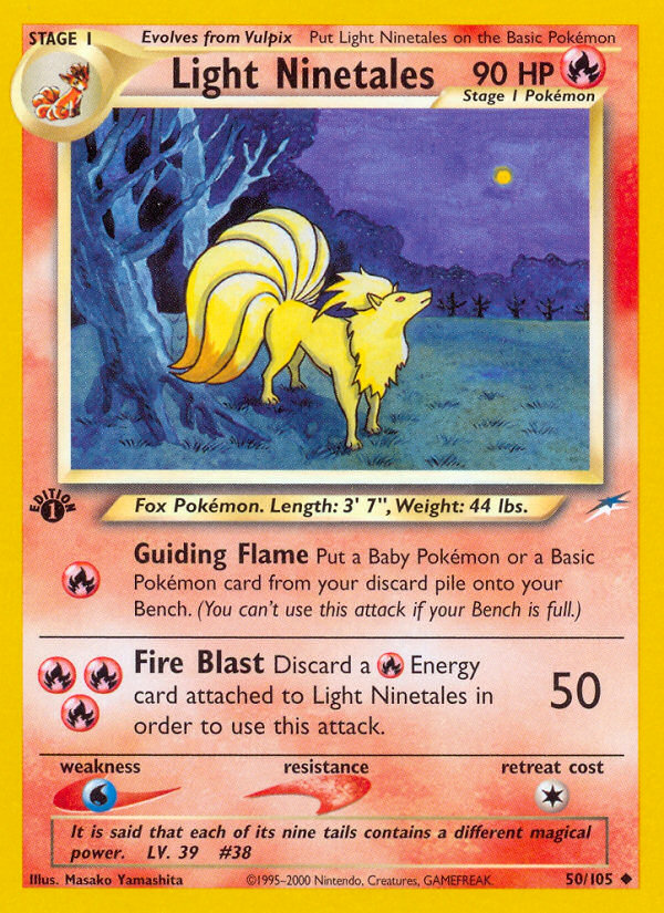 Light Ninetales - Pokémon TCG Card