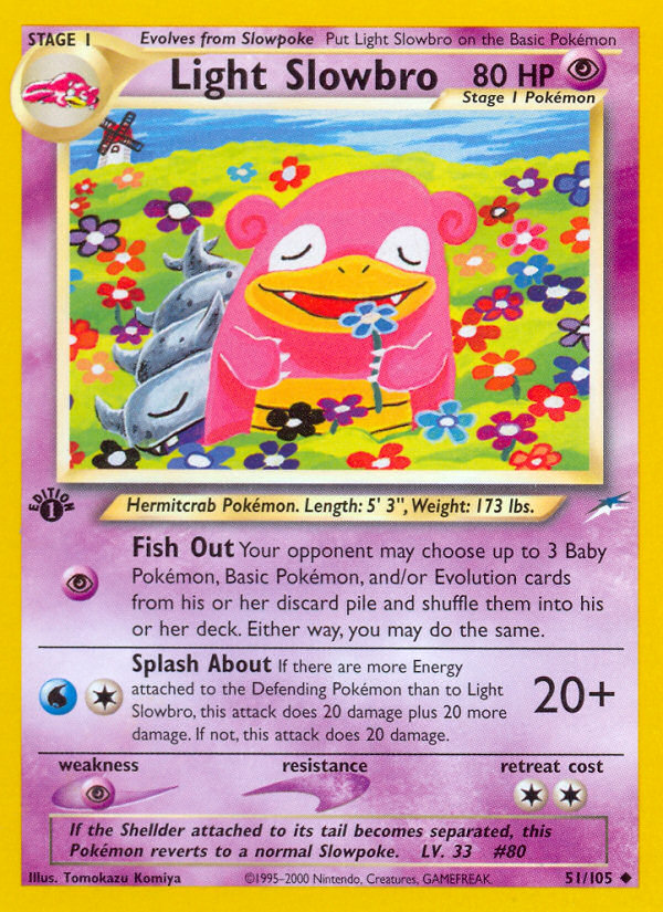 Light Slowbro - Pokémon TCG Card