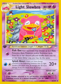 Light Slowbro - pokemon TCG Card