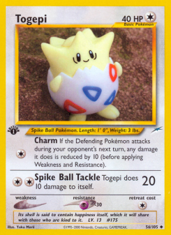 Togepi - pokemon TCG Card