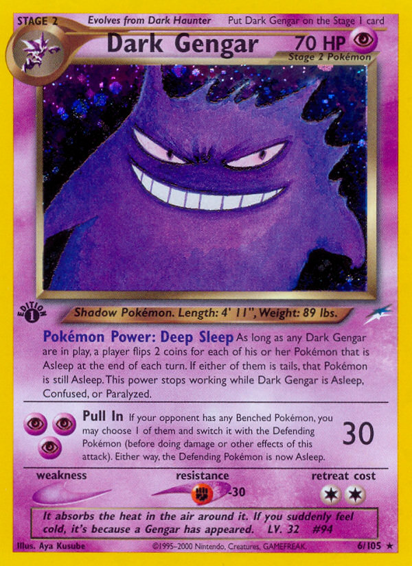 Dark Gengar - Pokémon TCG Card