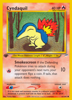 Cyndaquil - pokemon TCG Card