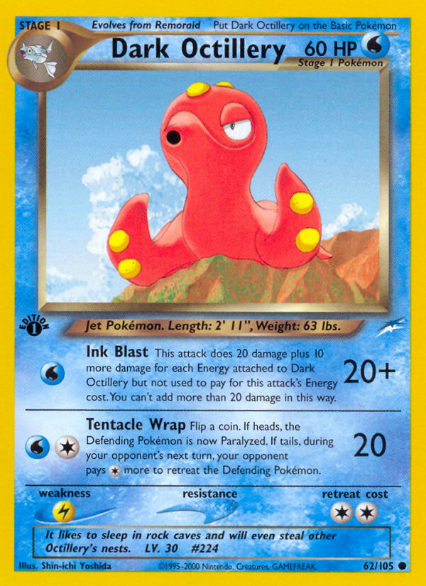 Dark Octillery - Pokémon TCG Card