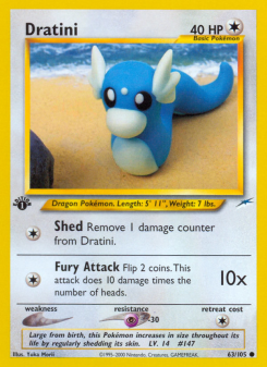Dratini - pokemon TCG Card