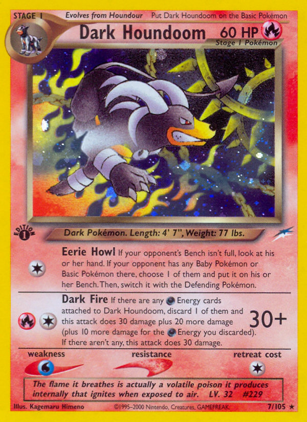 Dark Houndoom - Pokémon TCG Card
