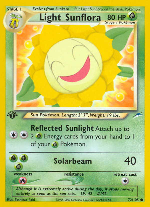 Light Sunflora - Pokémon TCG Card