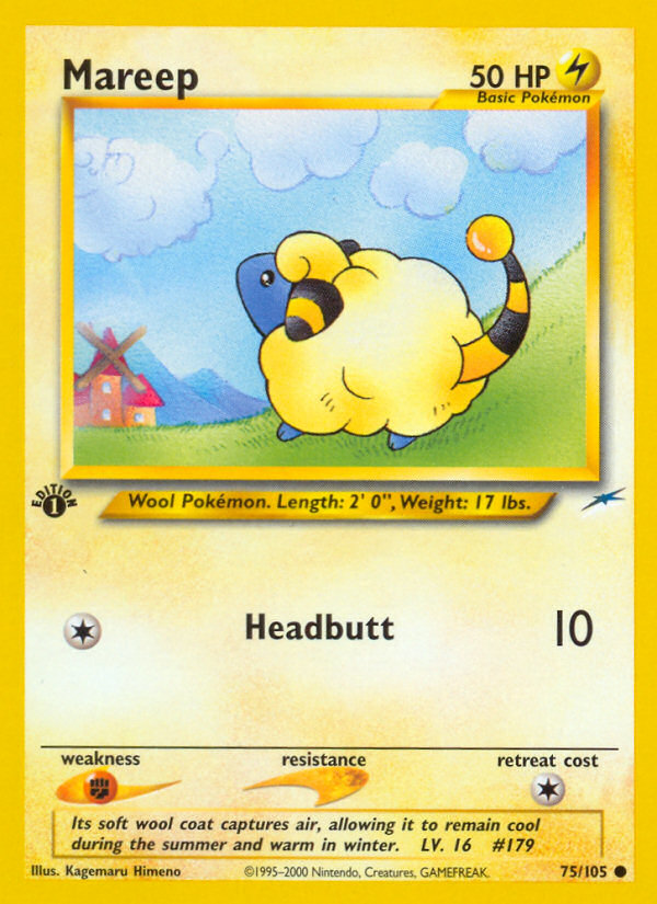 Mareep - Pokémon TCG Card