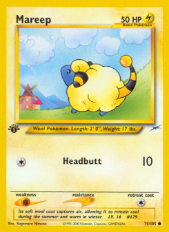 Mareep - pokemon TCG Card
