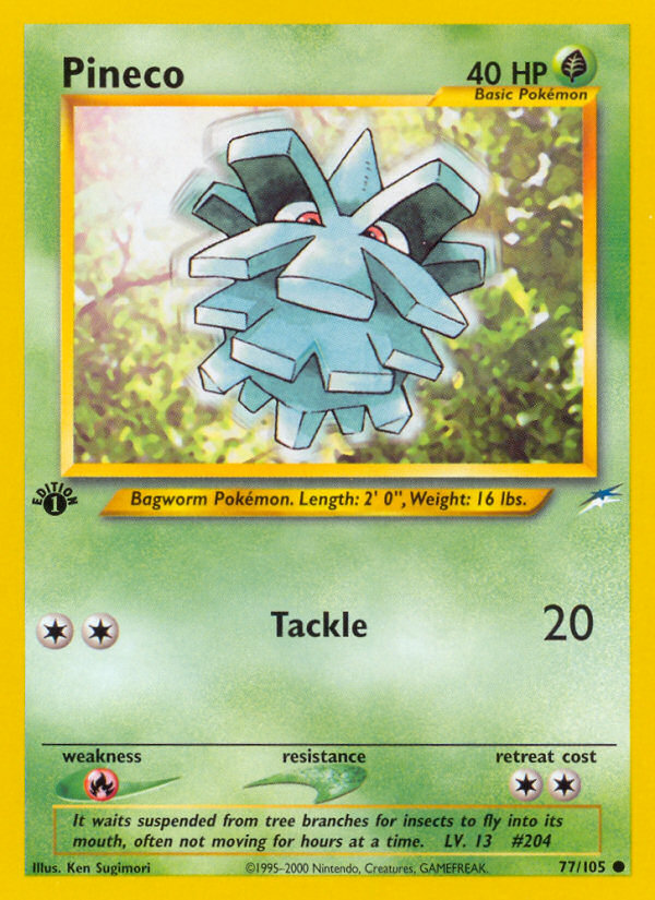 Pineco - Pokémon TCG Card