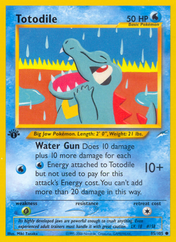 Totodile - Pokémon TCG Card
