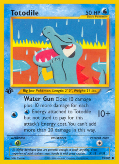 Totodile - pokemon TCG Card