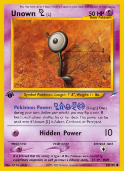 Unown [L] - pokemon TCG Card