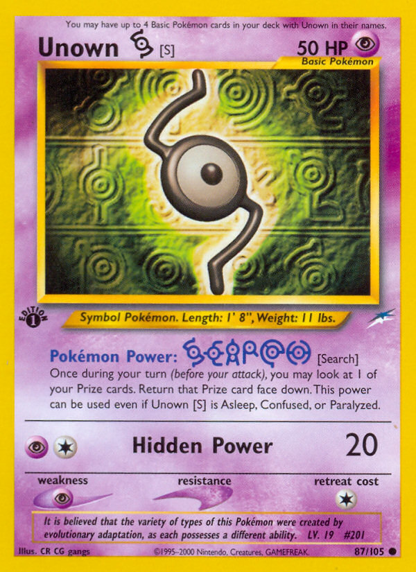Unown [S] - Pokémon TCG Card