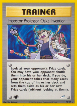 Impostor Professor Oak's Invention - pokemon TCG Card