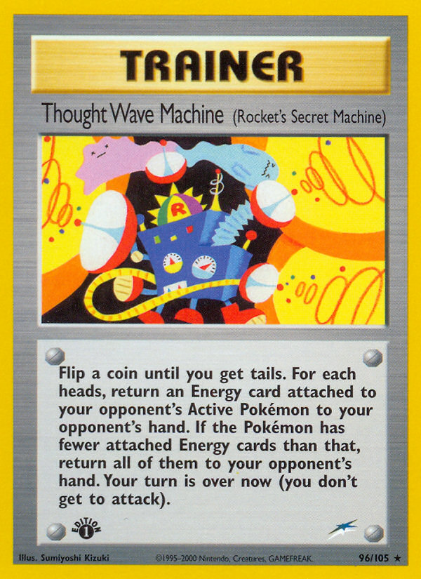 Thought Wave Machine (Rocket's Secret Machine) - Pokémon TCG Card
