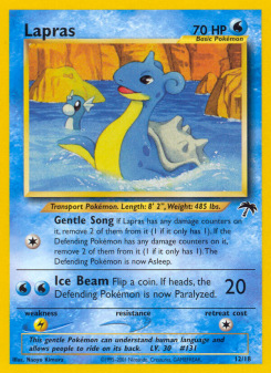 Lapras - pokemon TCG Card