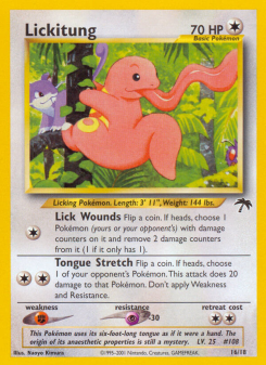 Lickitung - pokemon TCG Card