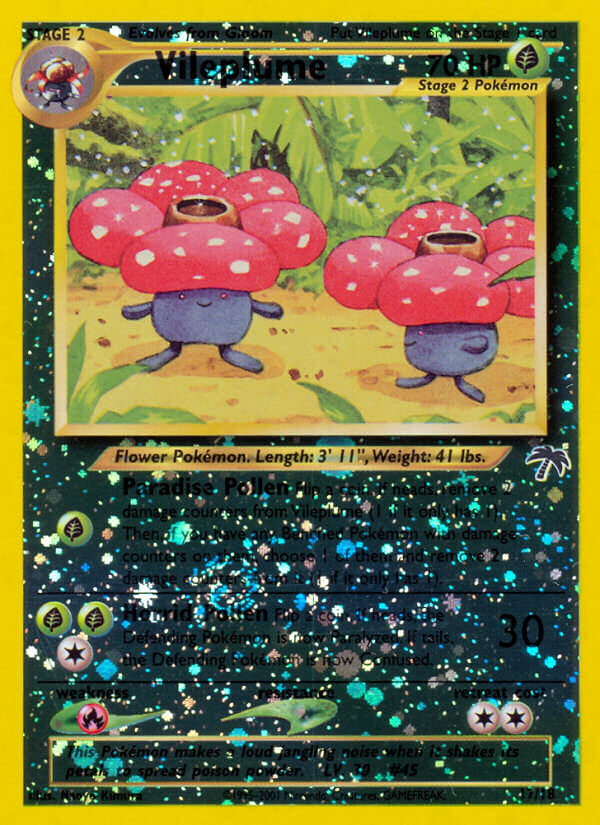 Vileplume - Pokémon TCG Card