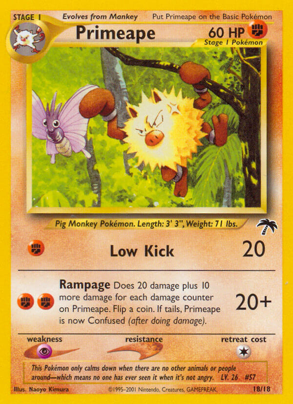 Primeape - Pokémon TCG Card