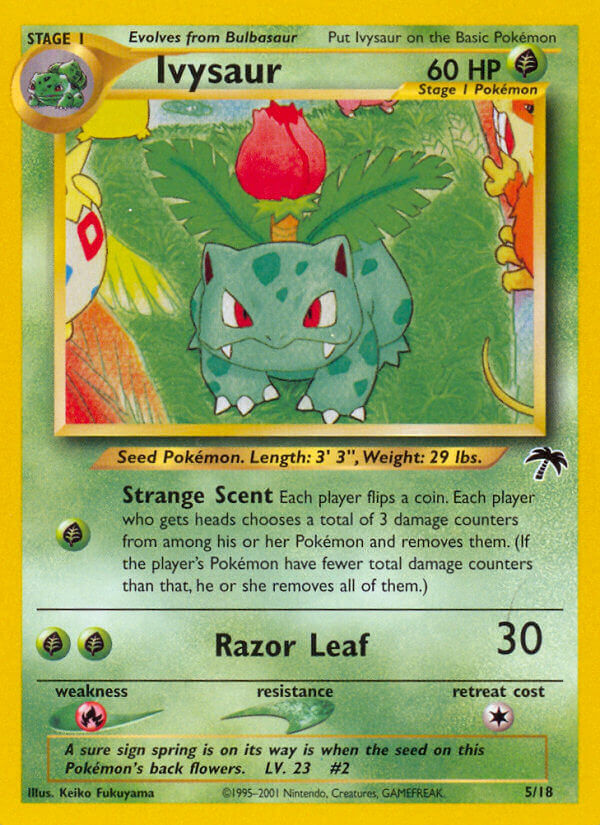 Ivysaur - Pokémon TCG Card