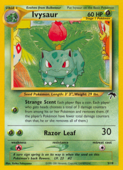 Ivysaur - pokemon TCG Card